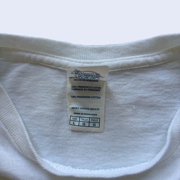 Looney Tunes Characters Graphic Tee Delta Pro Weight White L 100% Cotton - Picture 5 of 7